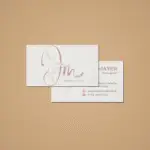 Visitenkarten für Julia Mayer, Tanzpädagogin und Choreografin.